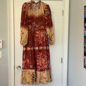 Anthropologie Floral Maxi dress